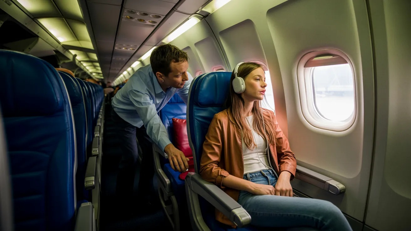 Woman Asks For Quiet On Flight, Man Keeps Talking And Then Yells When Ignored