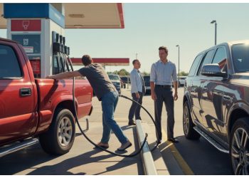 Man Refuses To Move Car From Air Pump Spot, Regrets It Moments Later