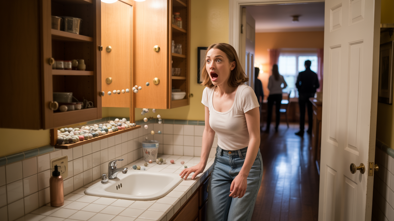 Woman Suspects Guest Of Stealing, Sets Marble Trap That Exposes Everything