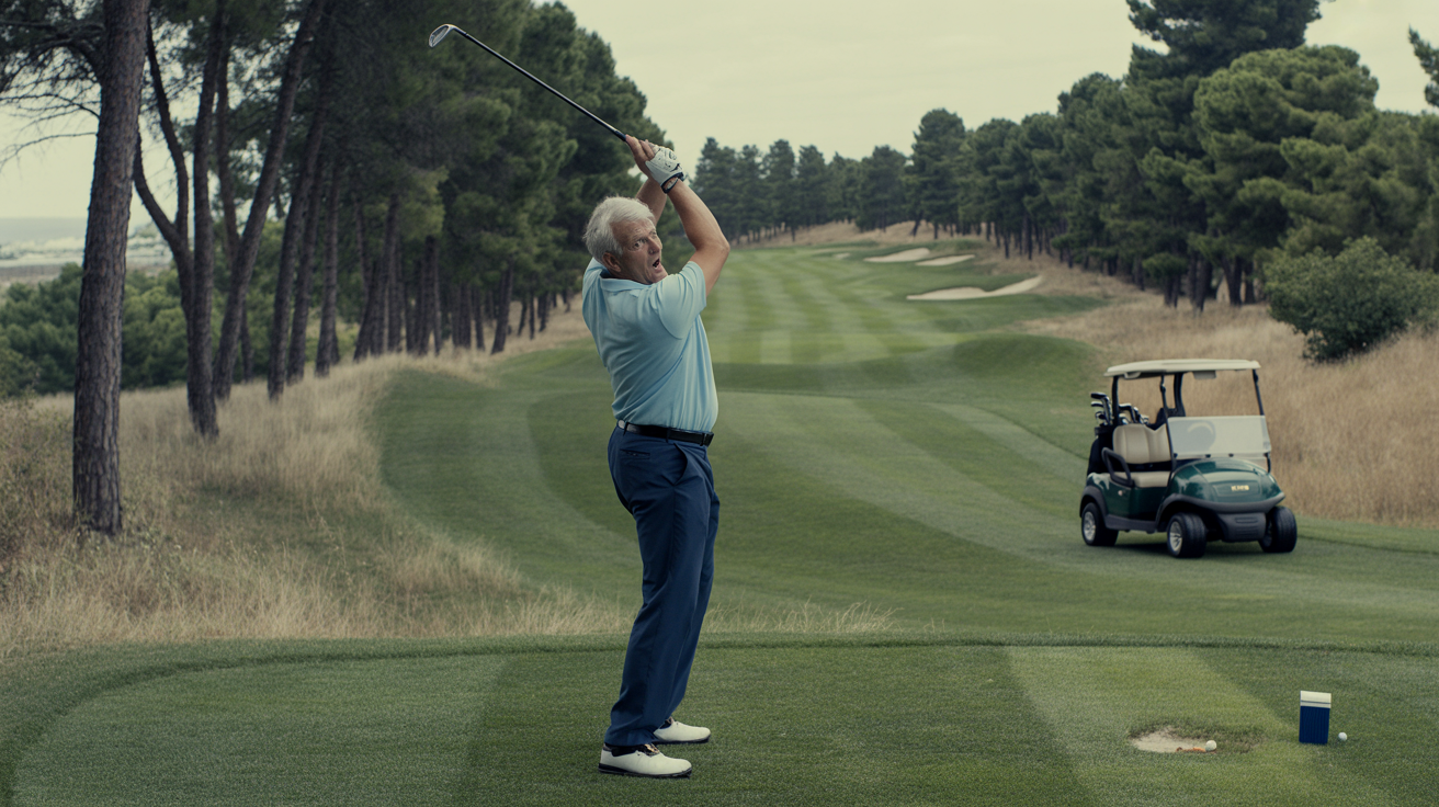 Golfer Littered On Course, Neighbor Ruins His Shot Instantly
