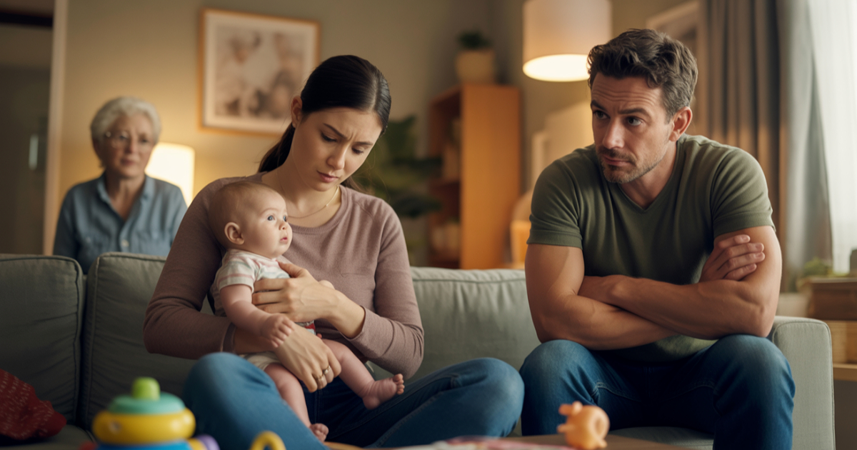 Mom Lets Grandma Use Whiskey On Baby, Husband Freaks Out And Bans Visits