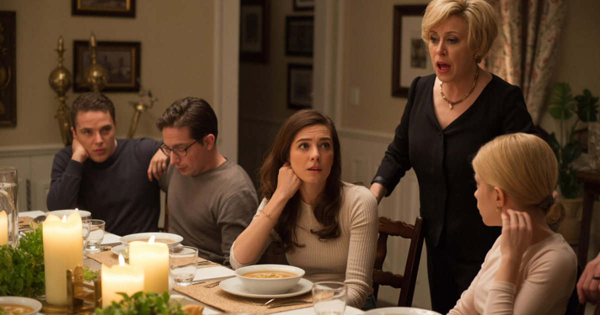 Woman Jokes About “Tears” In Soup, Dinner Implodes When Mother-In-Law Takes It Seriously