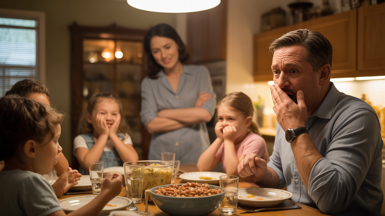 Dad Mocked Wife’s Cooking for Years, Until She Served Him “Real” Rotten Beans