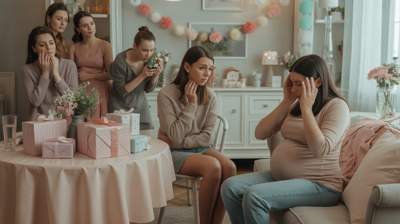 Baby Shower Turns Awkward After Cousin Makes It About Her Struggles
