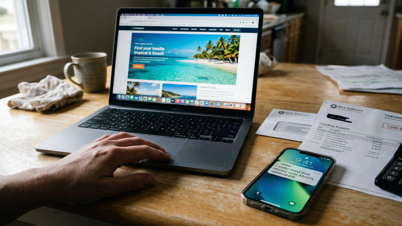 Sibling Rivalry Hits the Wallet After Sister Asks for Vacation Cash While Still Owing $1,000 Sibling Rivalry Hits the Wallet After Sister Asks for Vacation Cash While Still Owing $1,000