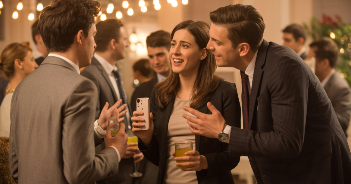 Husband Keeps “Casually” Reminding Strangers She’s Married, Wife Says He’s Killing Every Conversation