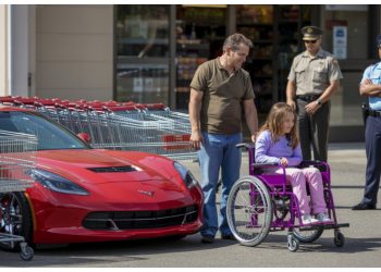 Dad Teaches Corvette Driver a Lesson After Parking in Handicap Spot