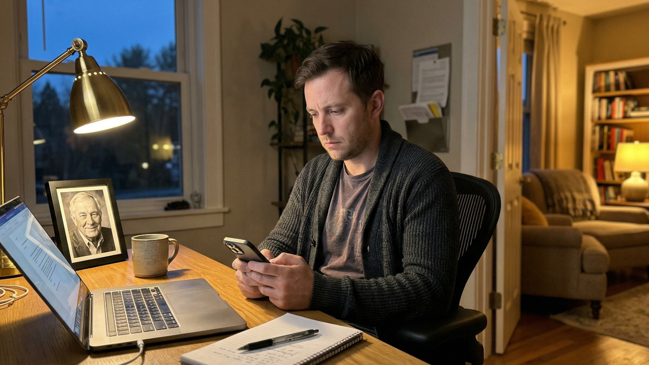 A Grieving Son Shares the Moment a Risky Text From His Wife Caused a Sudden Stir