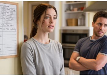 Husband Complains About Chores, Wife Responds With a Chart Husband Complains About Chores, Wife Responds With a Chart