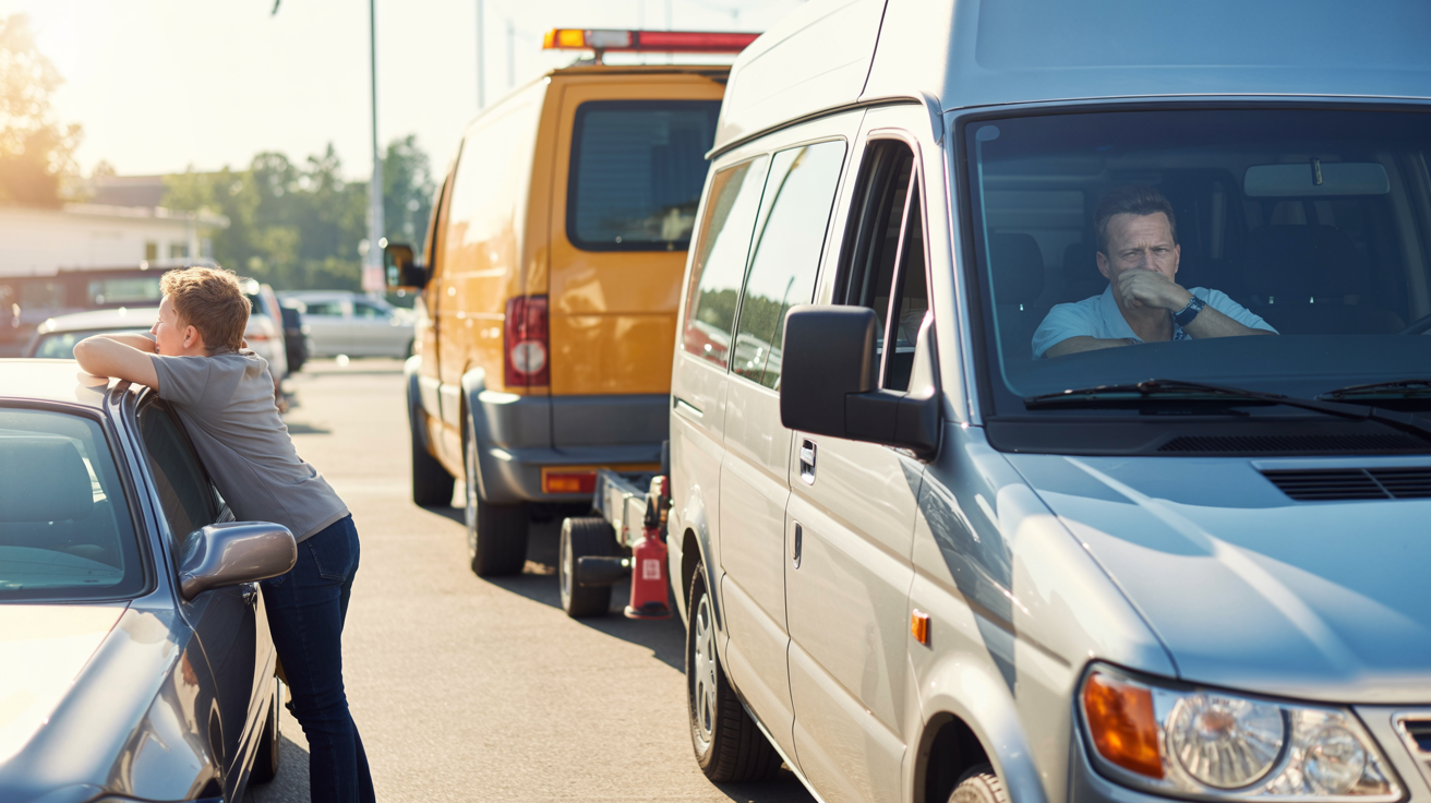 Driver Parks Too Close, Tow Truck Driver Teaches Her Patience