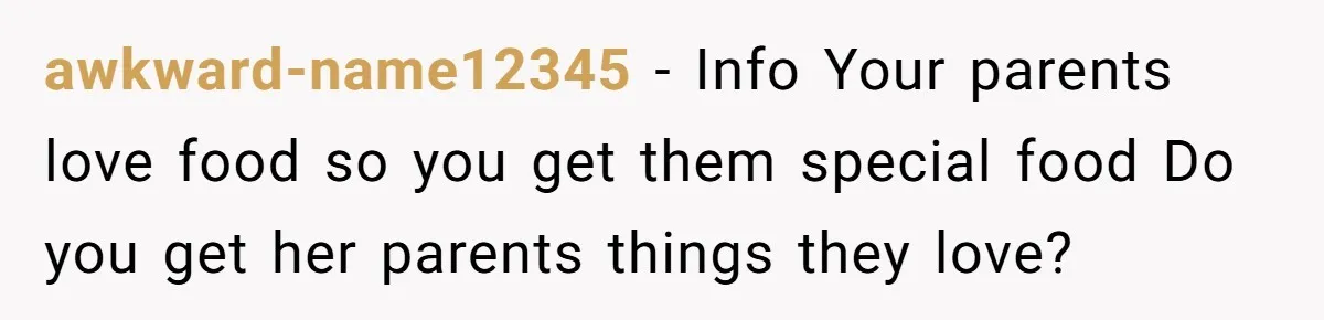 Man Buys Wagyu For His Parents But “Select” Steaks For In-Laws, Wife Calls Him Petty awkward-name12345 − Info Your parents love food so you get them special food Do you get her parents things they love?