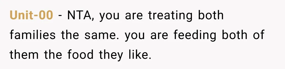 Man Buys Wagyu For His Parents But “Select” Steaks For In-Laws, Wife Calls Him Petty Unit-00 − NTA, you are treating both families the same. you are feeding both of them the food they like.