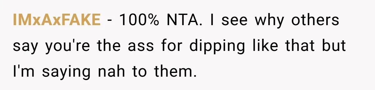 Man Leaves First Date After She Brags About Filming MMF Content, Then Asks His Income IMxAxFAKE − 100% NTA. I see why others say you're the ass for dipping like that but I'm saying nah to them.
