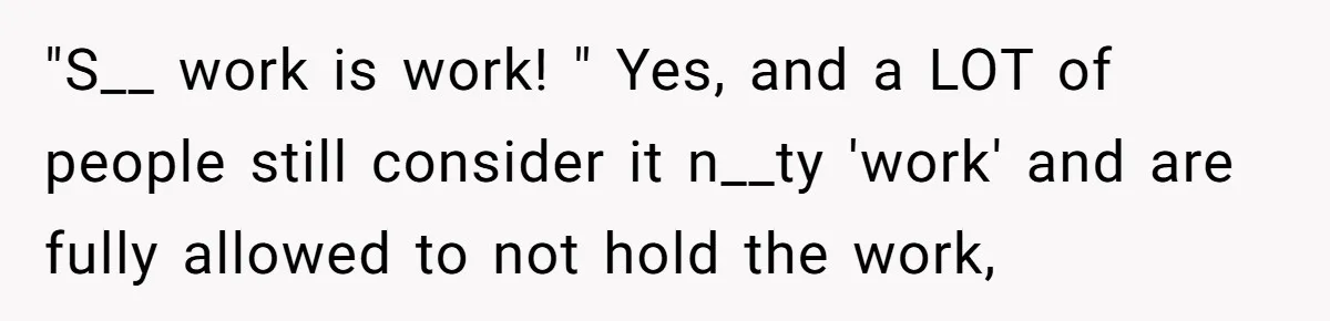 Man Leaves First Date After She Brags About Filming MMF Content, Then Asks His Income "S__ work is work! " Yes, and a LOT of people still consider it n__ty 'work' and are fully allowed to not hold the work,