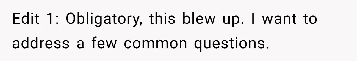 Edit 1: Obligatory, this blew up. I want to address a few common questions.