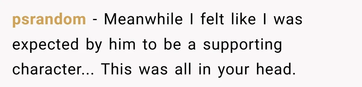 psrandom − Meanwhile I felt like I was expected by him to be a supporting character... This was all in your head.