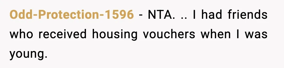 Friend Calls Dollar Tree “Gross,” She Fires Back About Food Stamps Odd-Protection-1596 − NTA. .. I had friends who received housing vouchers when I was young.