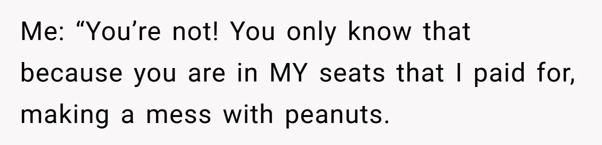 Couple Invades A Fan’s NBA Seats With Bags Of Peanuts, Then Gets Mad When He Calls Them Out Me: “You’re not! You only know that because you are in MY seats that I paid for, making a mess with peanuts.