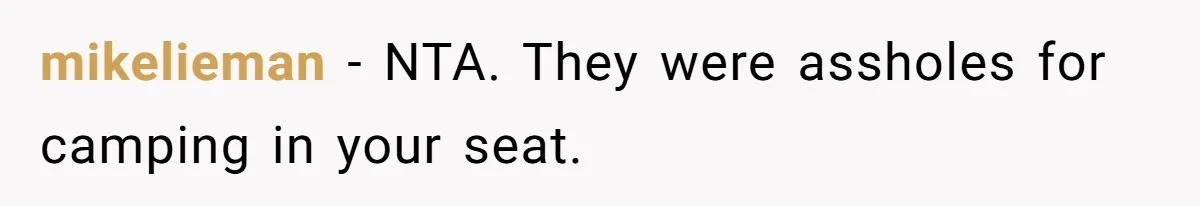 Couple Invades A Fan’s NBA Seats With Bags Of Peanuts, Then Gets Mad When He Calls Them Out mikelieman − NTA. They were assholes for camping in your seat.