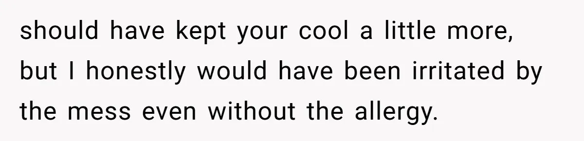 Couple Invades A Fan’s NBA Seats With Bags Of Peanuts, Then Gets Mad When He Calls Them Out should have kept your cool a little more, but I honestly would have been irritated by the mess even without the allergy.