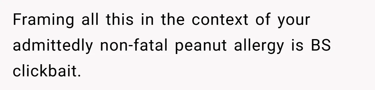 Couple Invades A Fan’s NBA Seats With Bags Of Peanuts, Then Gets Mad When He Calls Them Out Framing all this in the context of your admittedly non-fatal peanut allergy is BS clickbait.