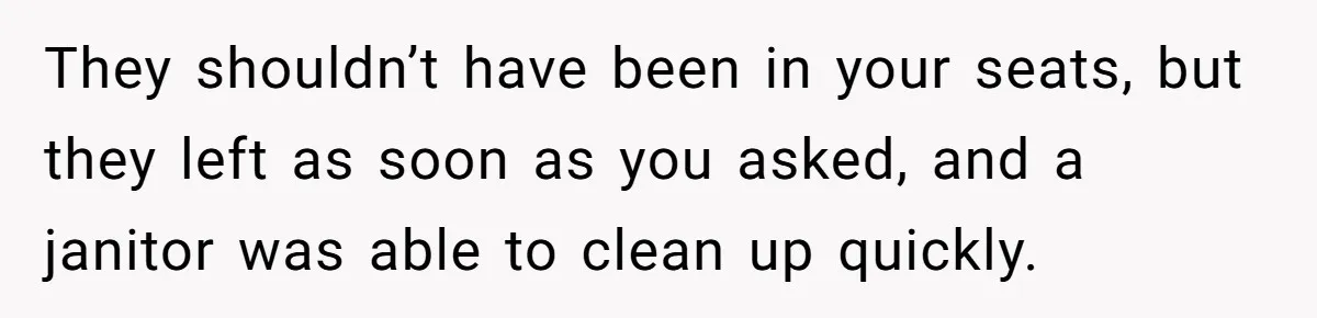 Couple Invades A Fan’s NBA Seats With Bags Of Peanuts, Then Gets Mad When He Calls Them Out They shouldn’t have been in your seats, but they left as soon as you asked, and a janitor was able to clean up quickly.