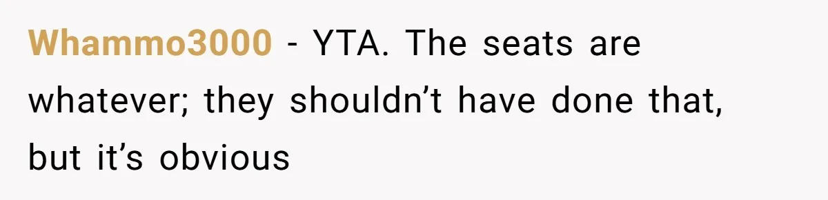 Couple Invades A Fan’s NBA Seats With Bags Of Peanuts, Then Gets Mad When He Calls Them Out Whammo3000 − YTA. The seats are whatever; they shouldn’t have done that, but it’s obvious