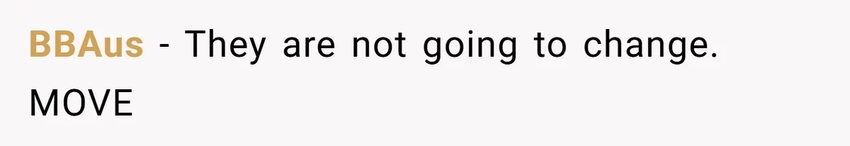 BBAus − They are not going to change. MOVE