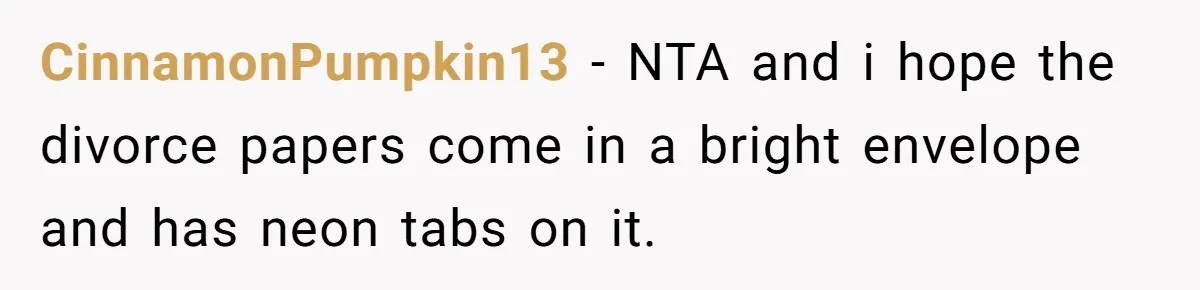 Woman Throws Out MIL’s Handmade Sweaters Because They’re Too Colorful, Husband Immediately Files For Divorce CinnamonPumpkin13 − NTA and i hope the divorce papers come in a bright envelope and has neon tabs on it.