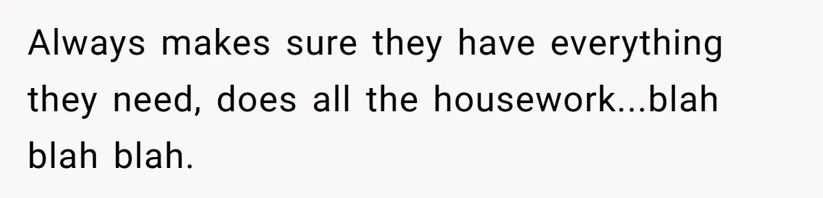 Woman Throws Out MIL’s Handmade Sweaters Because They’re Too Colorful, Husband Immediately Files For Divorce Always makes sure they have everything they need, does all the housework...blah blah blah.