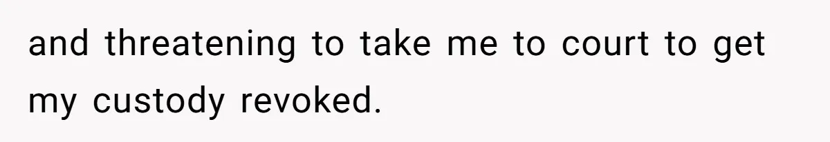 Father Abandons Daughter At 11, Then Demands Updates When He Learns She’s Seriously Ill From Facebook and threatening to take me to court to get my custody revoked.