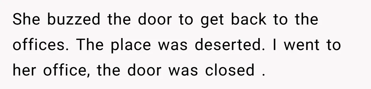 Husband Catches Wife Getting Cozy With Coworker On Their Anniversary, Still Says He Wants To Fix The Marriage She buzzed the door to get back to the offices. The place was deserted. I went to her office, the door was closed .