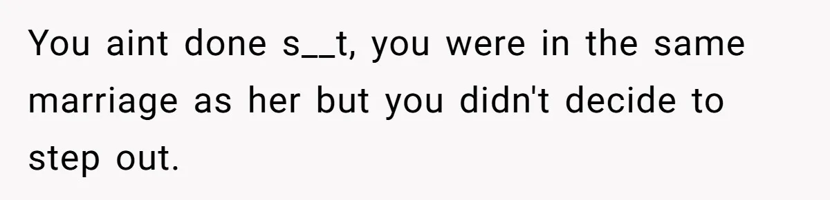 Husband Catches Wife Getting Cozy With Coworker On Their Anniversary, Still Says He Wants To Fix The Marriage You aint done s__t, you were in the same marriage as her but you didn't decide to step out.