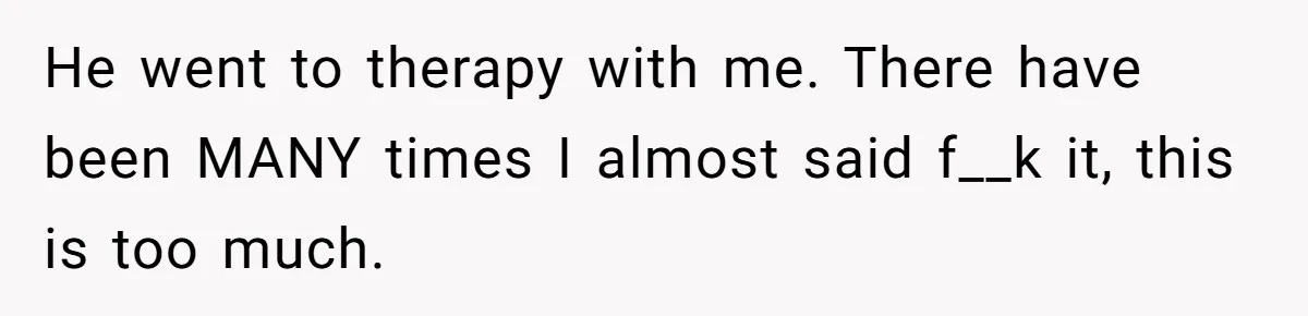 Husband Catches Wife Getting Cozy With Coworker On Their Anniversary, Still Says He Wants To Fix The Marriage He went to therapy with me. There have been MANY times I almost said f__k it, this is too much.