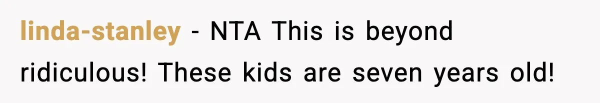 Dad Wants To Punish 7-Year-Old Daughter For “Cheating” On Her Playground Boyfriend linda-stanley − NTA This is beyond ridiculous! These kids are seven years old!