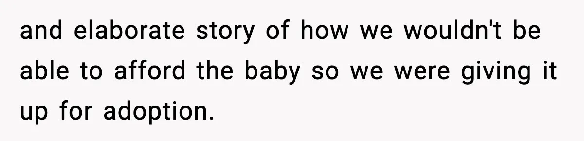 MIL Demands Adoption Of Fifth Baby, Threatens To Disown Son When He Refuses and elaborate story of how we wouldn't be able to afford the baby so we were giving it up for adoption.