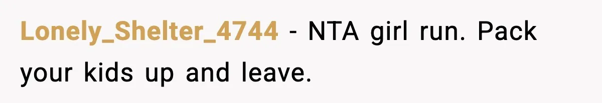 Husband Cancels Wife’s Ticket To Stop Her From Attending Sister’s Wedding, She Drives Anyway Lonely_Shelter_4744 − NTA girl run. Pack your kids up and leave.