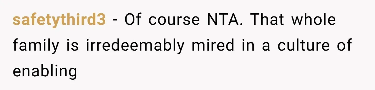 Mother-In-Law Blames Grieving Mom For Baby’s Death At Funeral, Then Invites Her To “Apology Dinner” When She Gets Pregnant Again safetythird3 − Of course NTA. That whole family is irredeemably mired in a culture of enabling