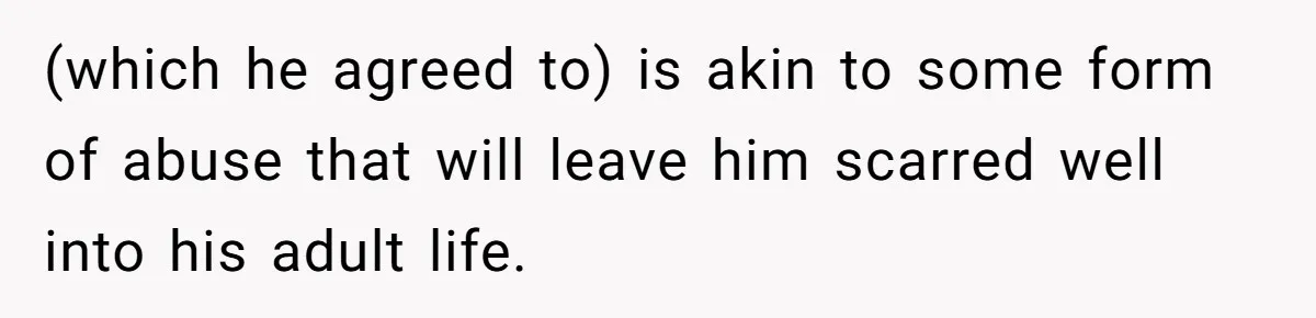 Family Can’t Agree Where Grandma Should Sleep, Son Refuses To Compromise (which he agreed to) is akin to some form of abuse that will leave him scarred well into his adult life.
