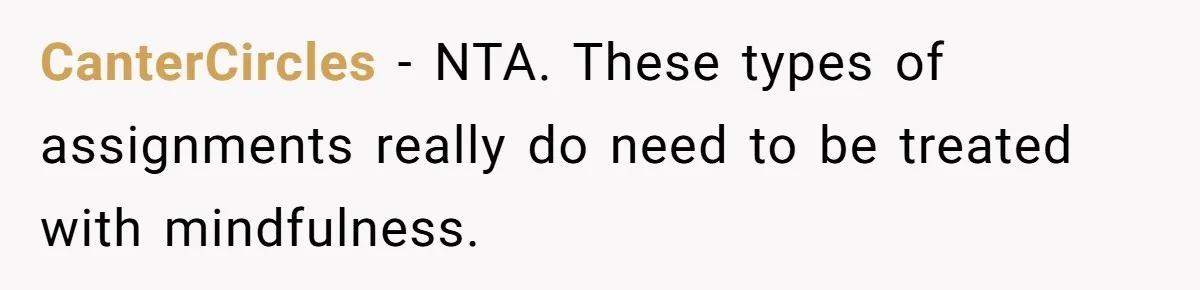 CanterCircles − NTA. These types of assignments really do need to be treated with mindfulness.