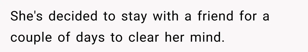 Why Mocking a Black Woman’s Wig Can Cut Much Deeper Than You Realize She's decided to stay with a friend for a couple of days to clear her mind.