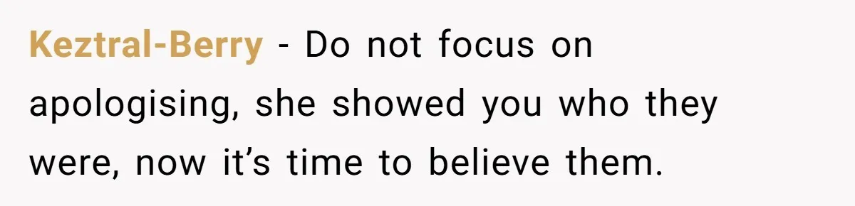 Is Blood Always Thicker Than Business? Standing Her Ground Against Greedy Relatives Keztral-Berry − Do not focus on apologising, she showed you who they were, now it’s time to believe them.