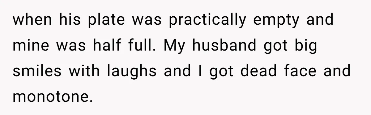 Did the Bartender Think Her Husband Paid the Bill? A Customer Sets the Record Straight when his plate was practically empty and mine was half full. My husband got big smiles with laughs and I got dead face and monotone.