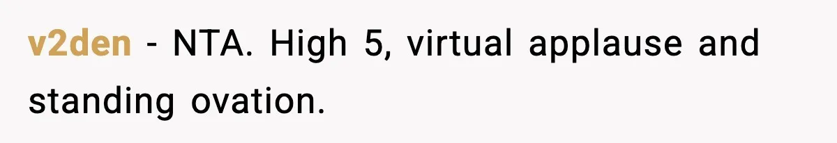 v2den − NTA. High 5, virtual applause and standing ovation.