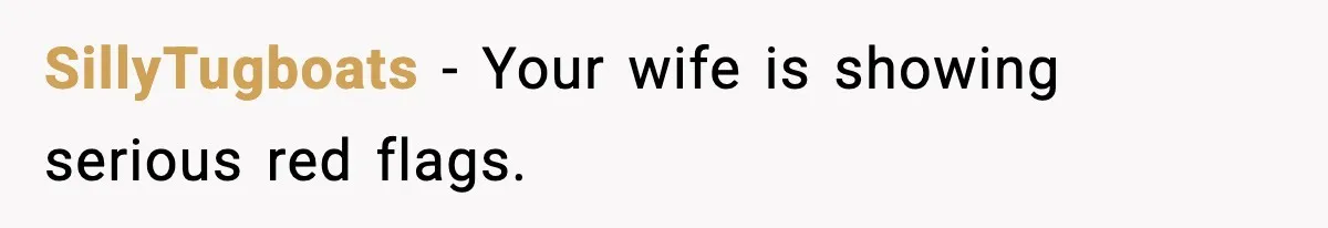 Husband Leaves Wife At Home After She Shows Up In White Dress SillyTugboats - Your wife is showing serious red flags.