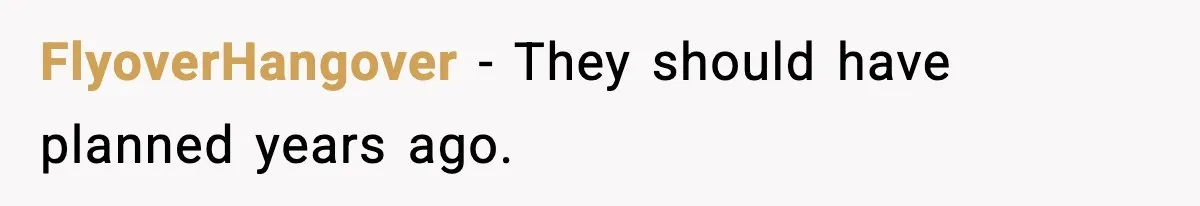 FlyoverHangover - They should have planned years ago.