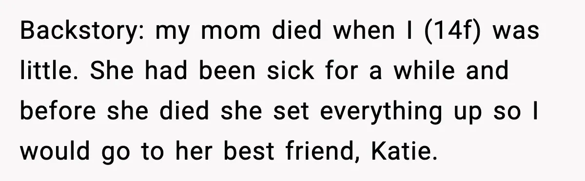 Restaurant Night Ends Early After One Guest’s Behavior Goes Too Far Backstory: my mom died when I (14f) was little. She had been sick for a while and before she died she set everything up so I would go to her...