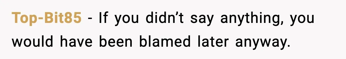 She Kept The Secret, But Still Got Blamed When It Leaked Top-Bit85 - If you didn’t say anything, you would have been blamed later anyway.