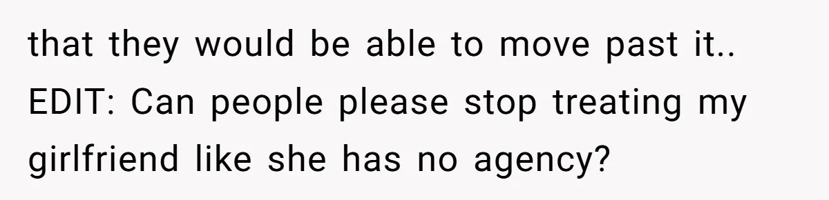 Teacher Uses Classroom Trick to Quiet Family After They React Poorly to Coming Out that they would be able to move past it.. EDIT: Can people please stop treating my girlfriend like she has no agency?