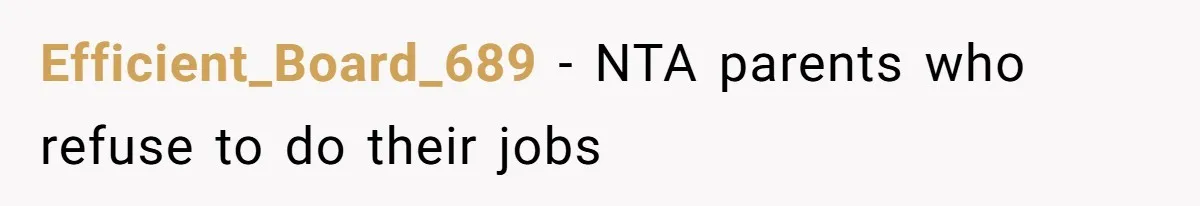 Efficient_Board_689 − NTA parents who refuse to do their jobs